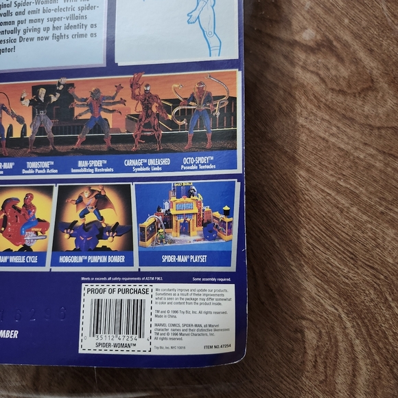 1996 Spider-Woman Black Widow Gear Figure With New Avengers #4 Comic - Picture 8 of 15